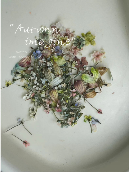 Dried Flower Nail Art Set - 3 Style