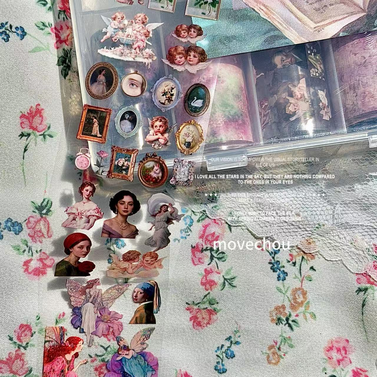 Romantic Reverie Vintage Rococo Nail Transfer Foil Set – 10 Rolls