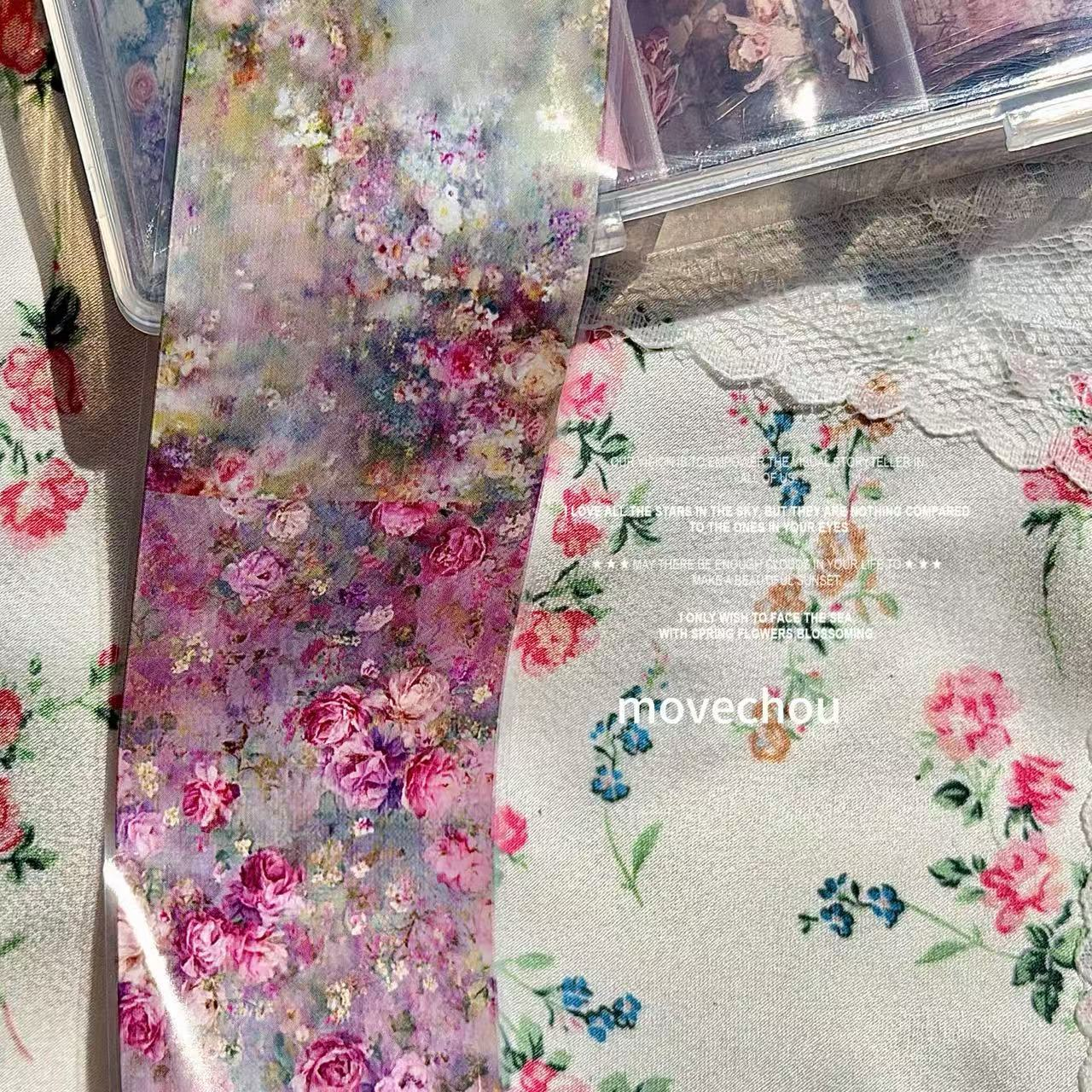Romantic Reverie Vintage Rococo Nail Transfer Foil Set – 10 Rolls
