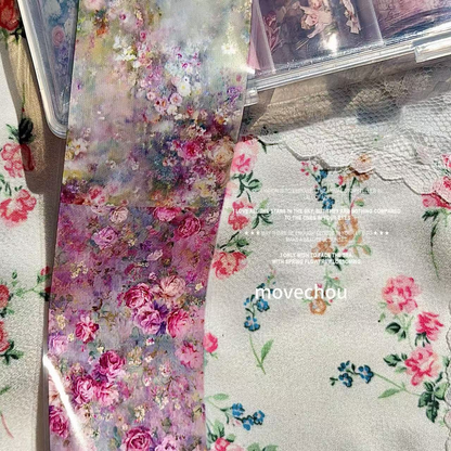 Romantic Reverie Vintage Rococo Nail Transfer Foil Set – 10 Rolls