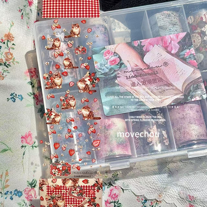 Romantic Reverie Vintage Rococo Nail Transfer Foil Set – 10 Rolls