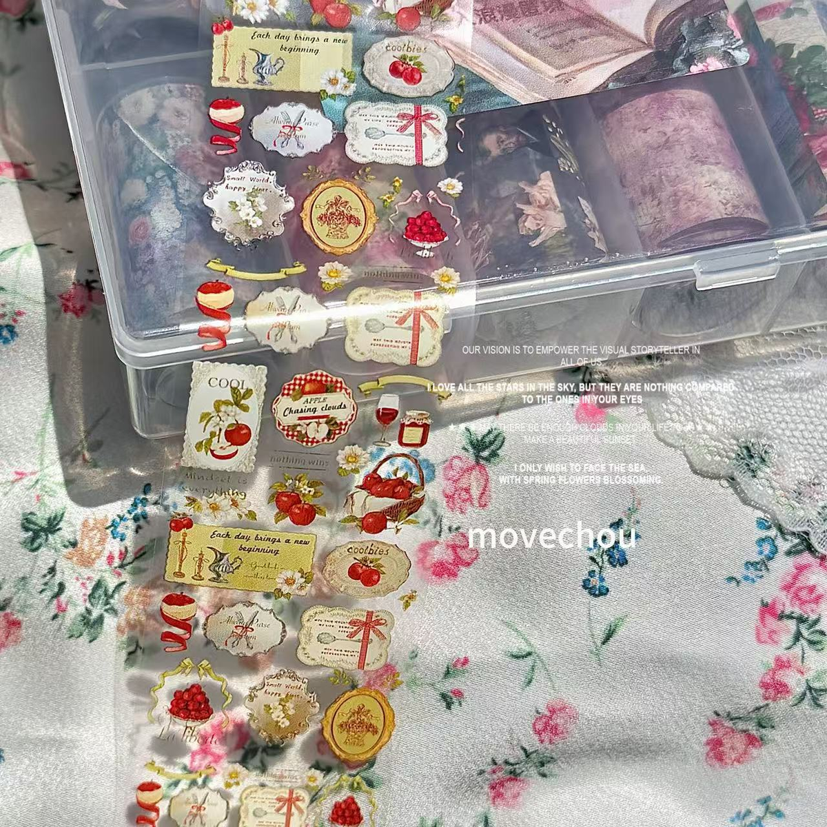 Romantic Reverie Vintage Rococo Nail Transfer Foil Set – 10 Rolls