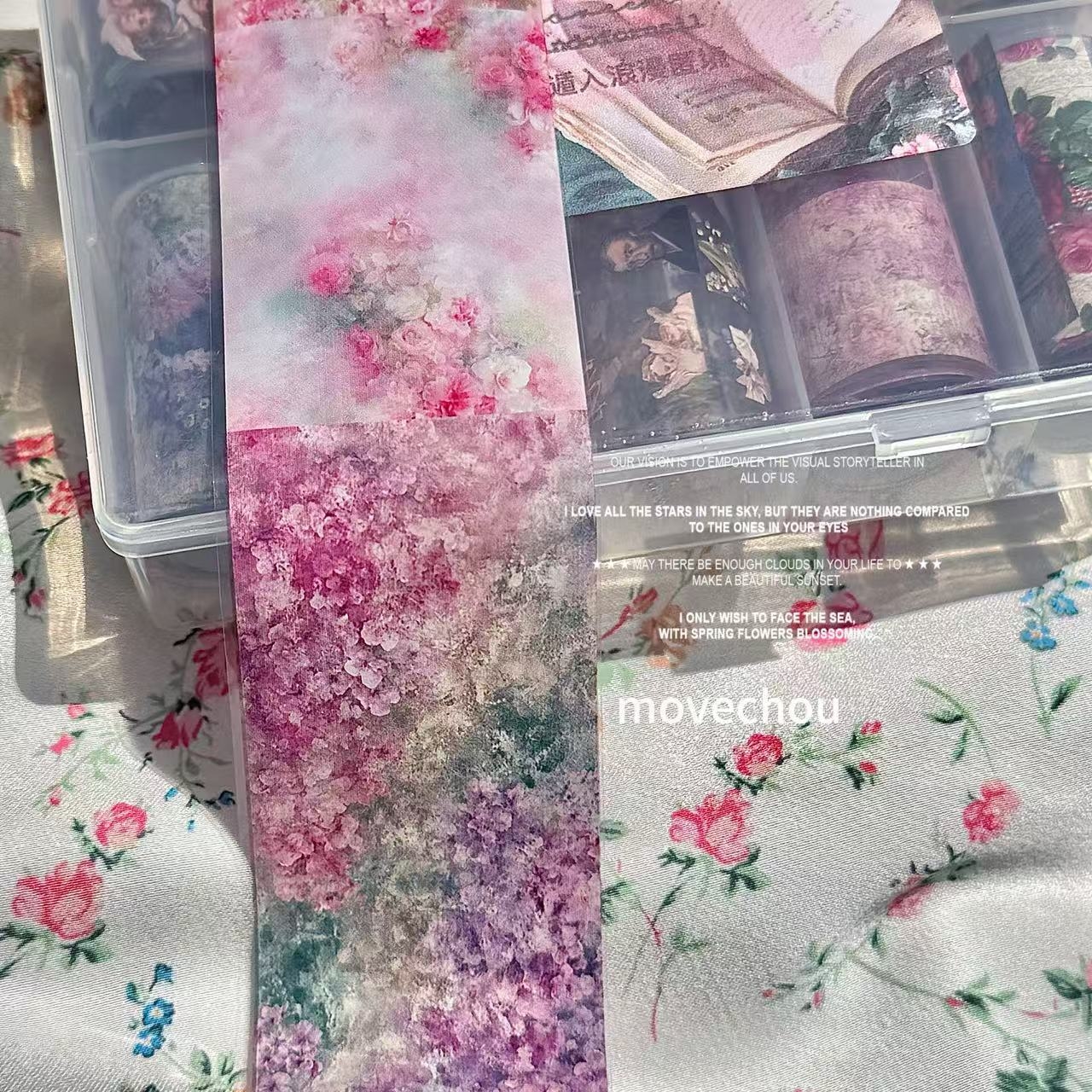Romantic Reverie Vintage Rococo Nail Transfer Foil Set – 10 Rolls