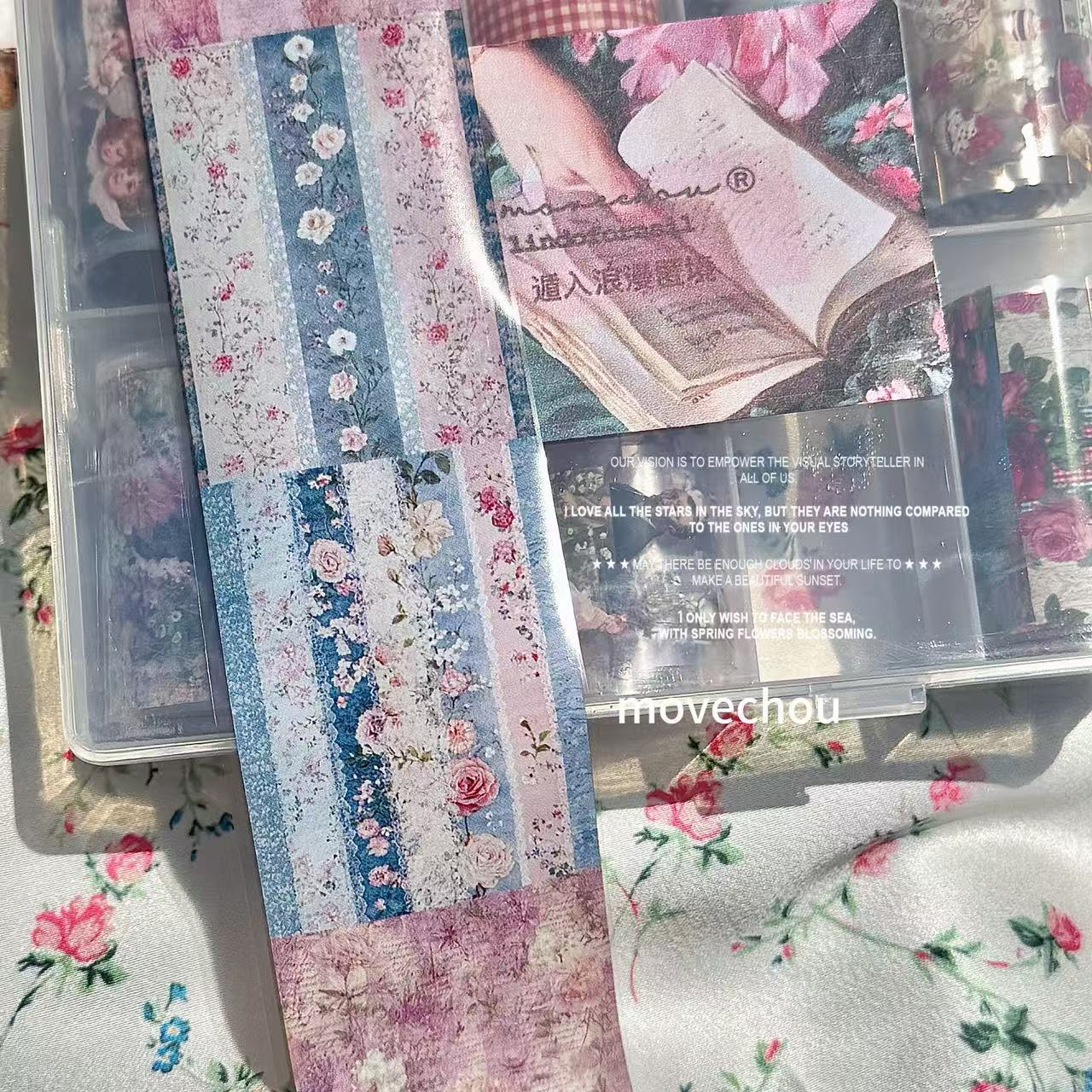 Romantic Reverie Vintage Rococo Nail Transfer Foil Set – 10 Rolls