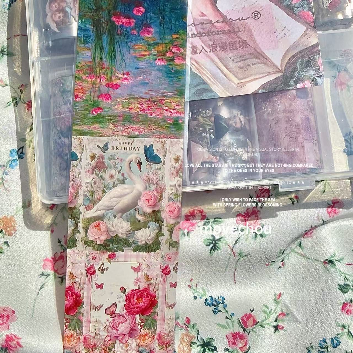 Romantic Reverie Vintage Rococo Nail Transfer Foil Set – 10 Rolls