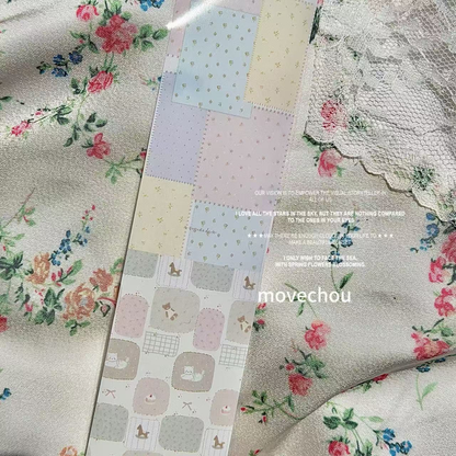 Spring Overture Cream Floral Nail Transfer Foil Set – 10 Rolls
