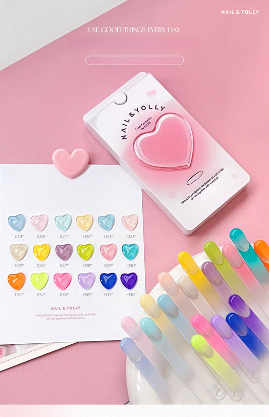 Yolly 3° Drunk Dopamine Series Ombre Painting Gel Palette 18 Colors
