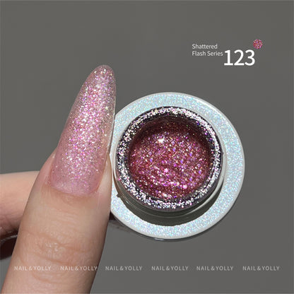 Nail & Yolly Linglong Luminous Diamond Shattered Gel