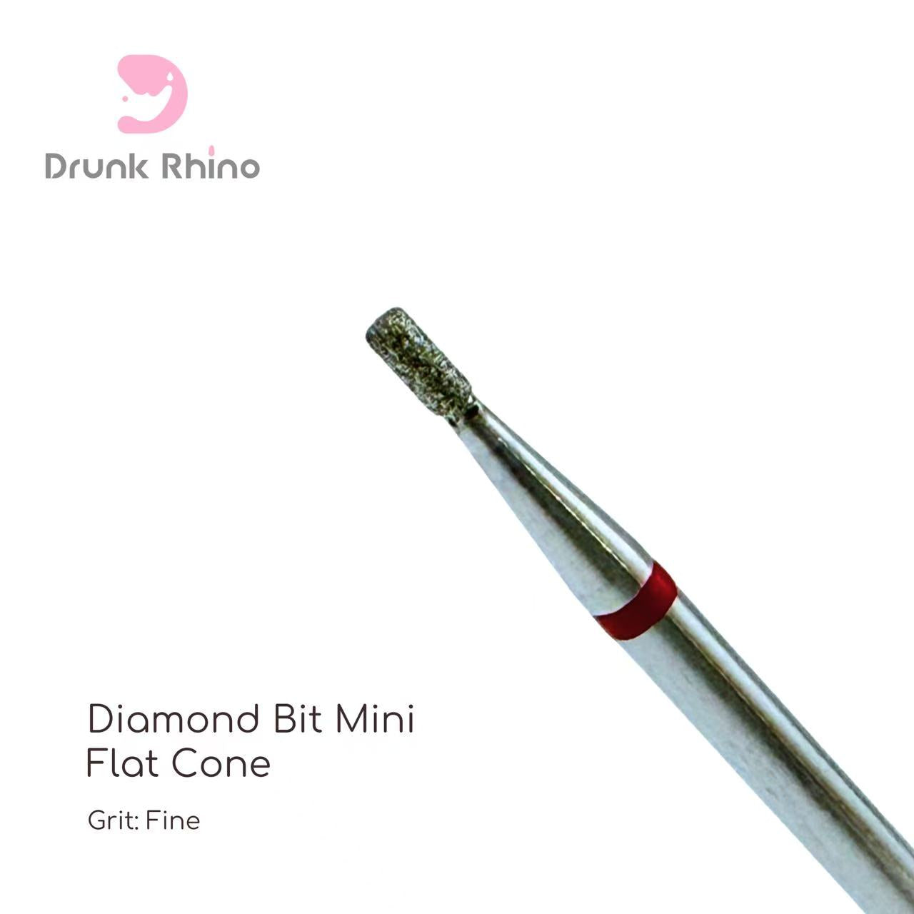 Drunk Rhino Diamond Bit- Mini Flat Cone