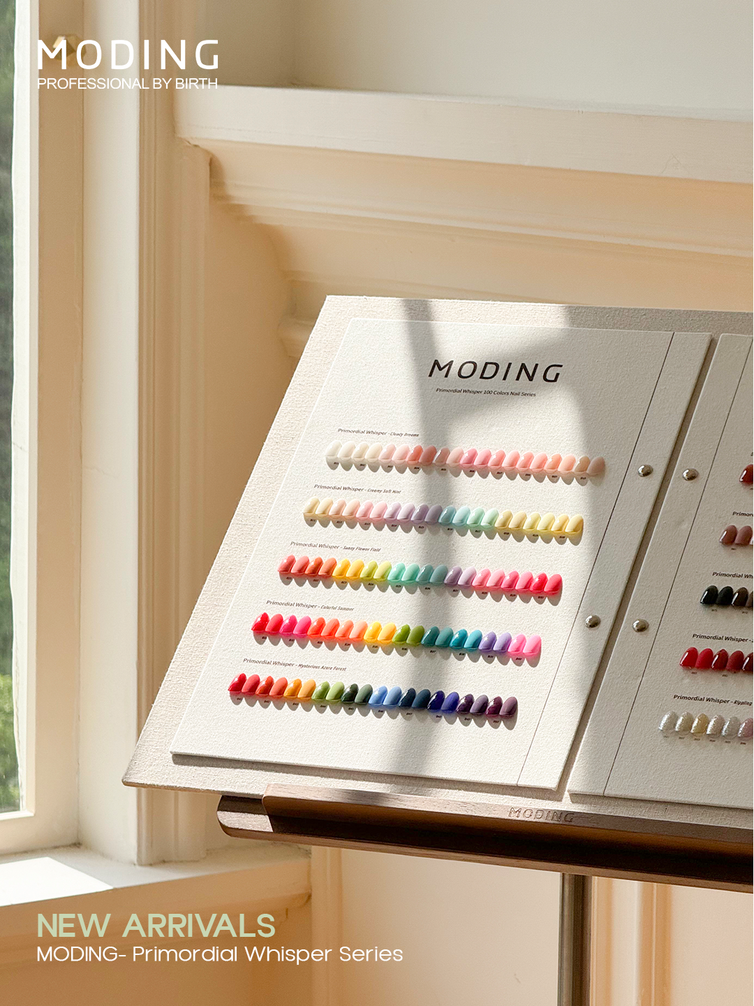 [HEMA Free] Moding Primordial Whisper Series Color Gel Set - 100 Colors