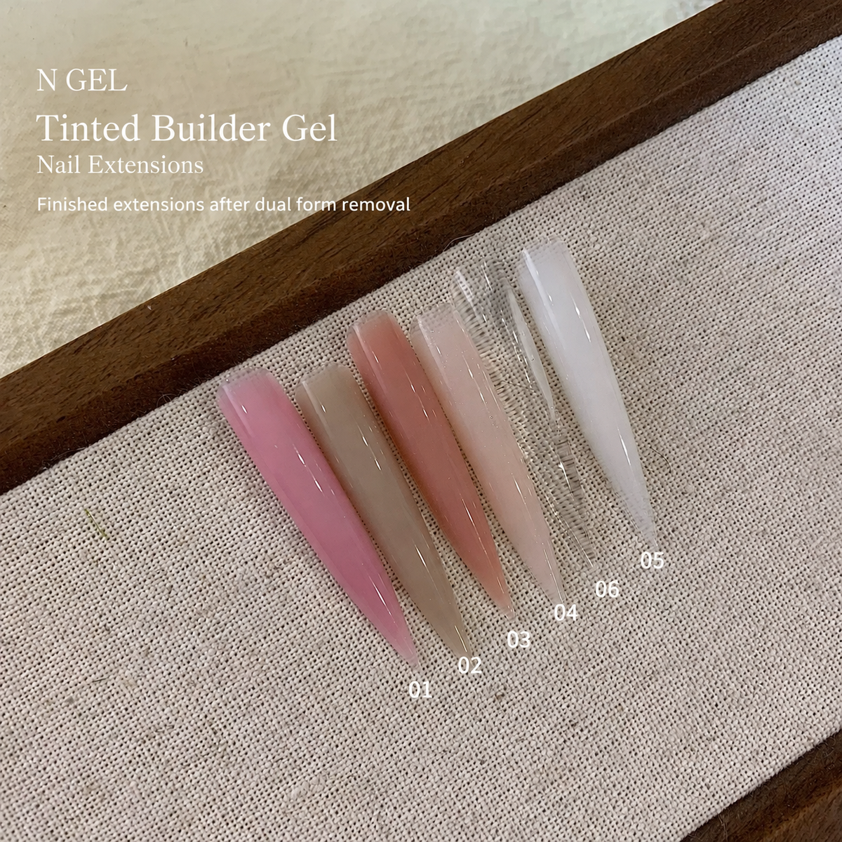 N GEL Nude Tinted Builder Gel – Nail Extensions