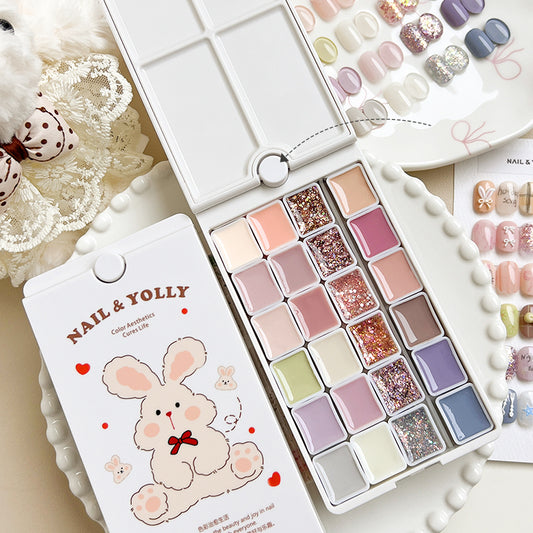 Yolly Lazy Bunny Color Gel Palette - 24 Colors