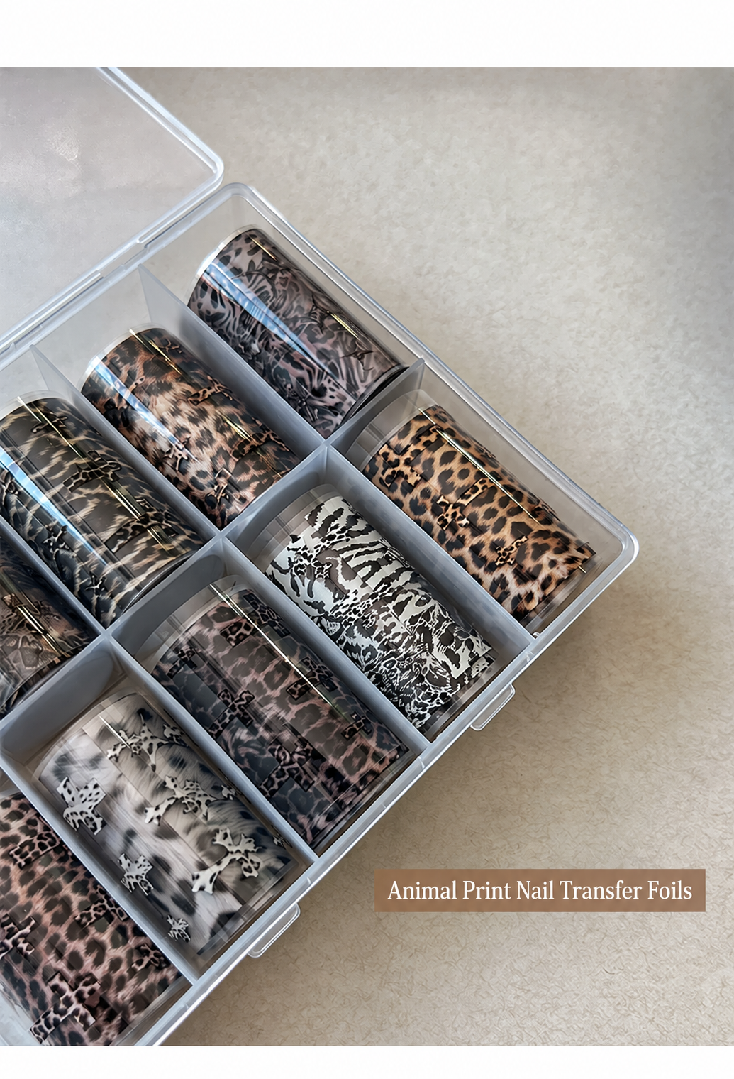 Animal Print Nail Transfer Foils