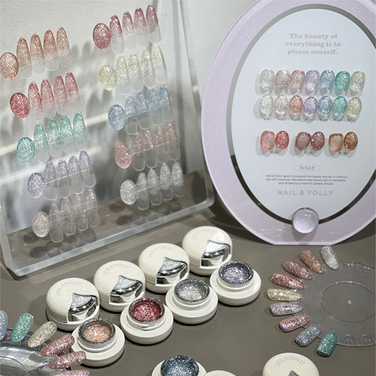 Nail & Yolly Linglong Luminous Diamond Shattered Gel