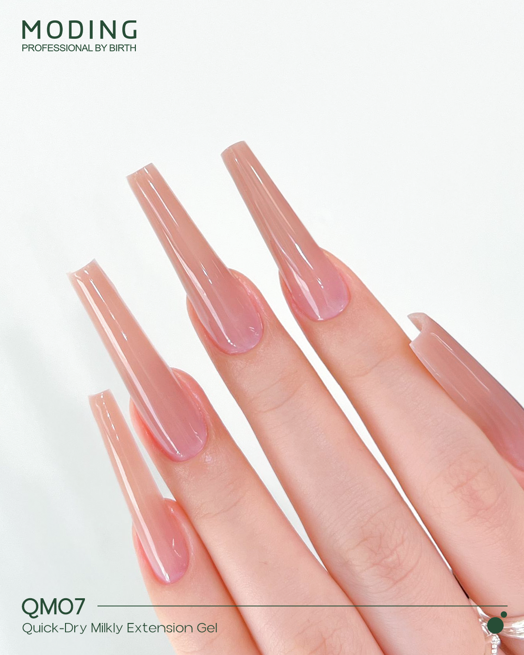 Moding High Hardness Colored Extension Gel - Pure Nude Series (12 Colors)