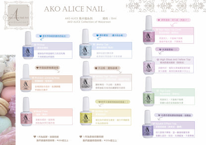 Ako Alice Double Effect Top 双效封层胶15g
