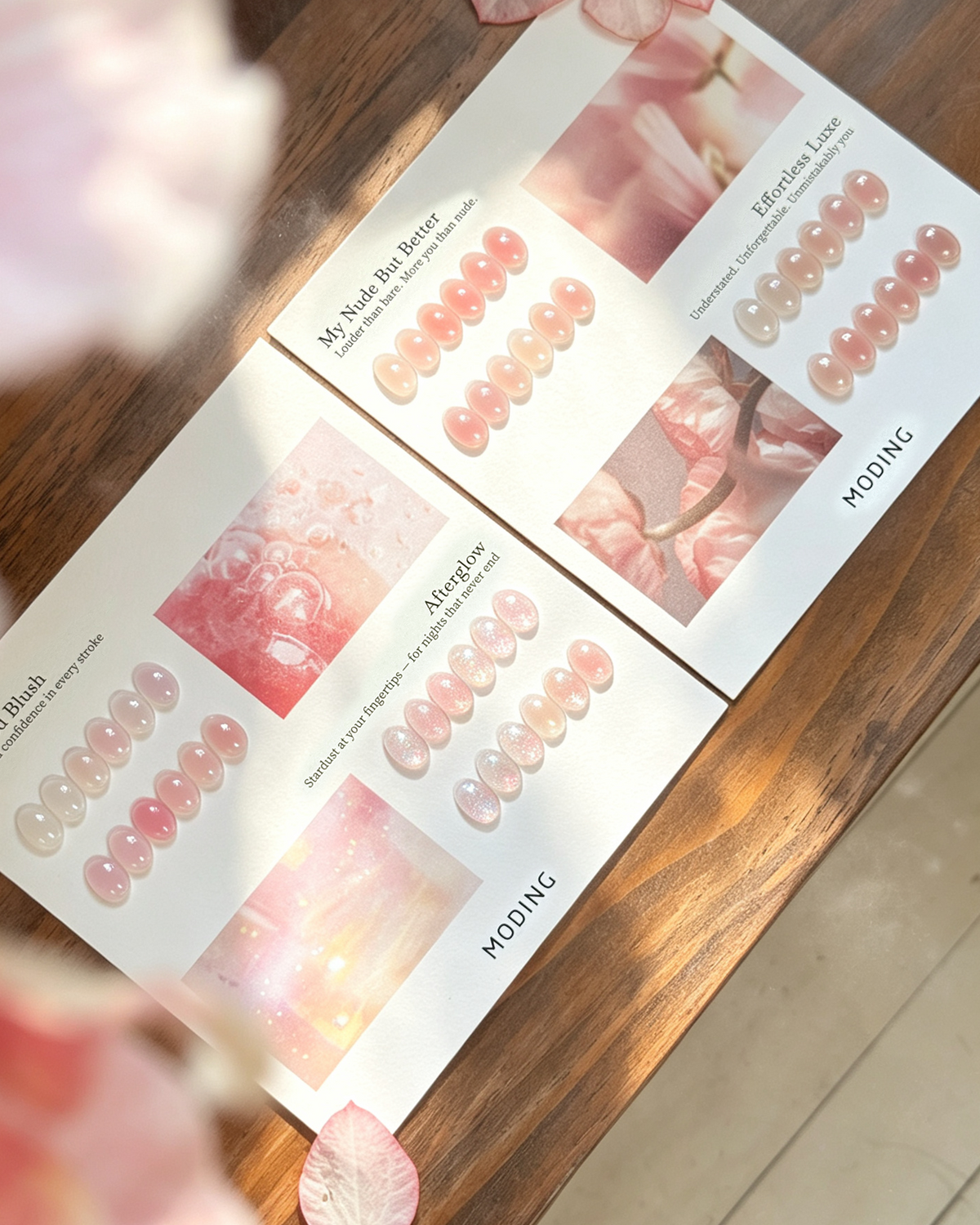 Moding 4 in 1 Tinted Nude Base - 12/48 Shades Set