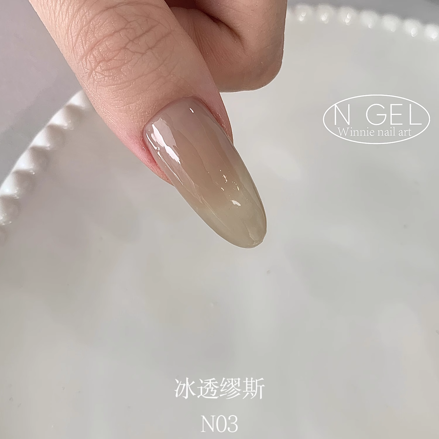 N GEL Icy Nude Series Color Gel 5g