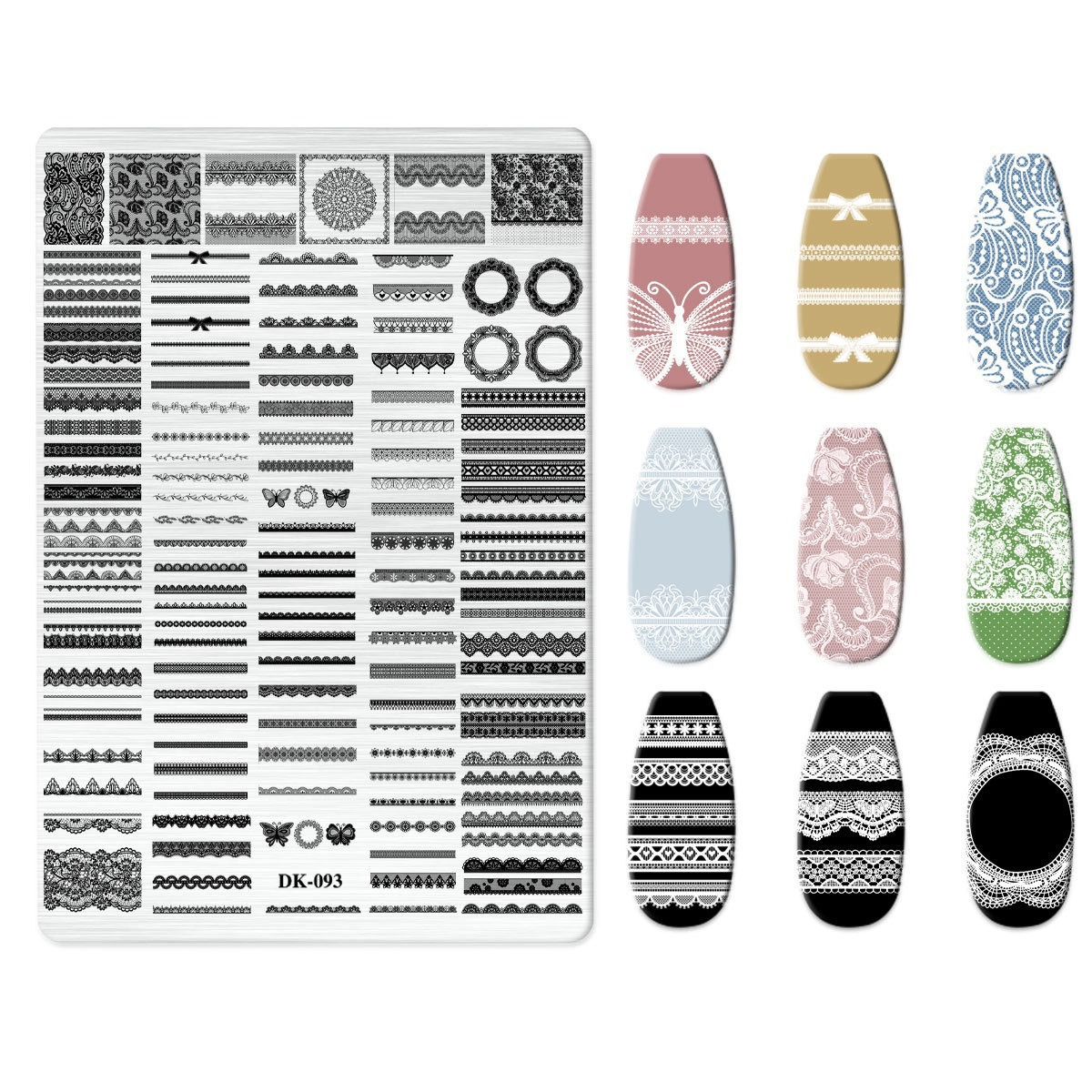 Nail Stamping Plate (DK-093)