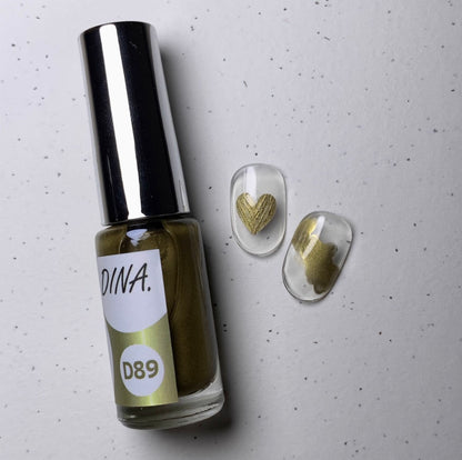 Dina Gel Mousse Blooming Ink Magic Mirror Gold Series #88-92
