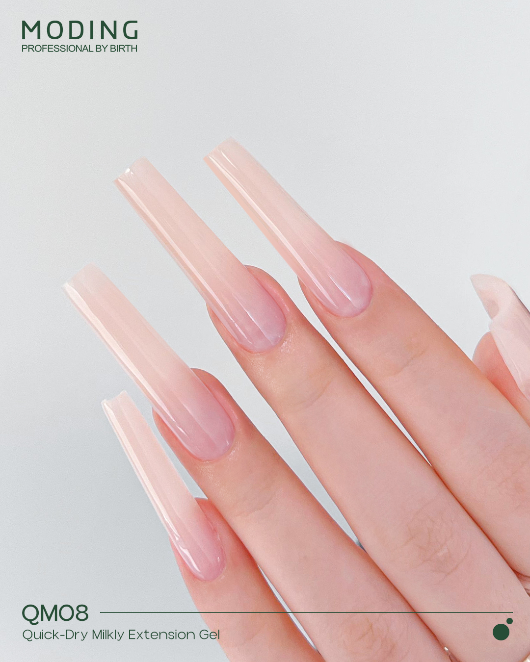 Moding High Hardness Colored Extension Gel - Pure Nude Series (12 Colors)