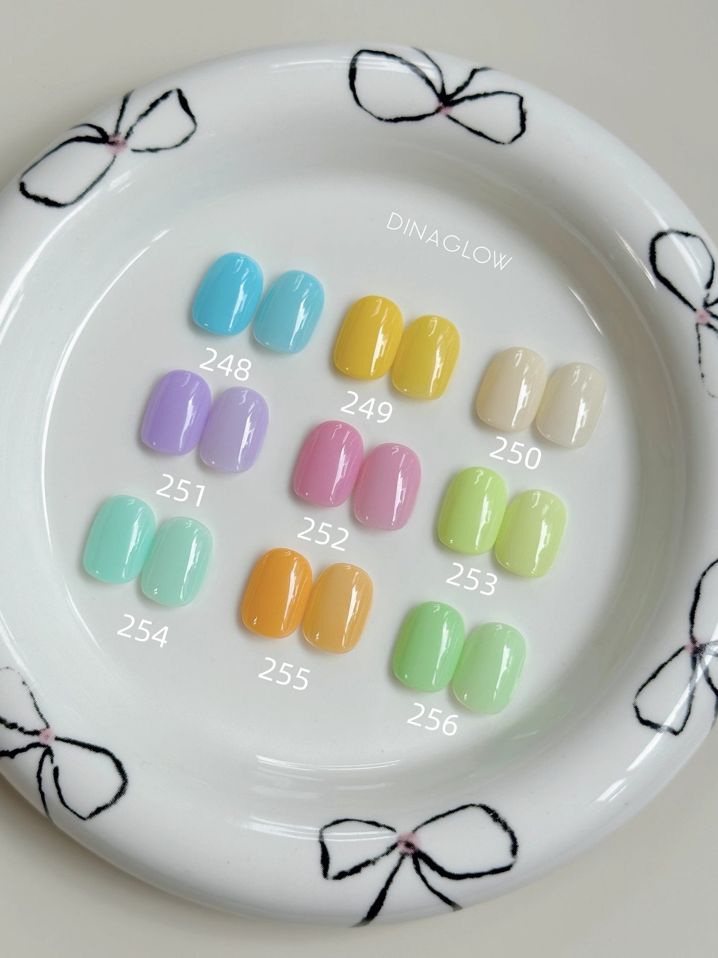Gel de couleur DinaGlow Energy Pop Series [248-265]
