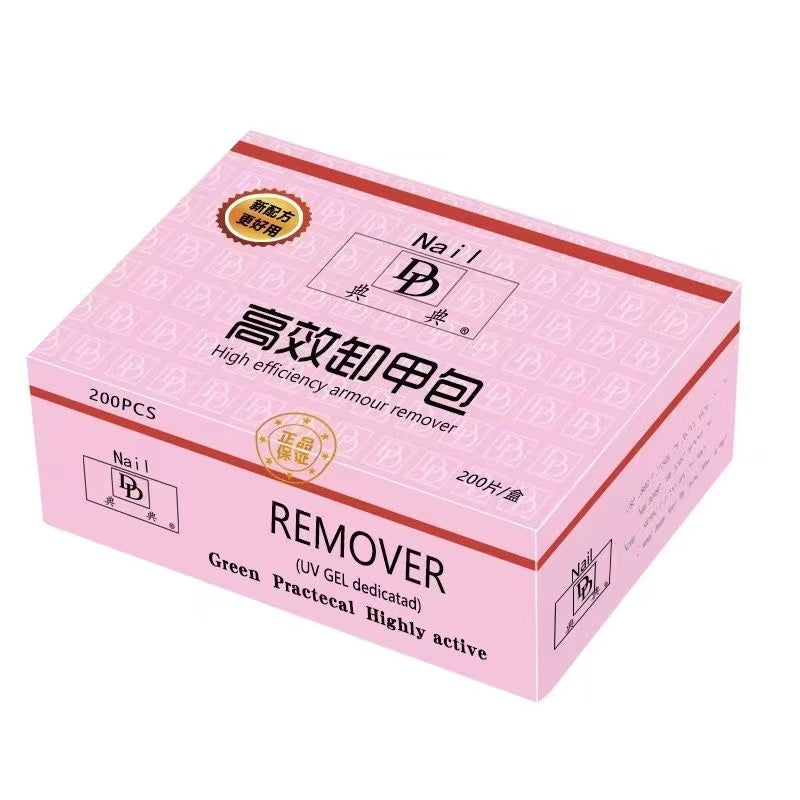 Soak Off Nail Gel Remover Wraps 200pcs
