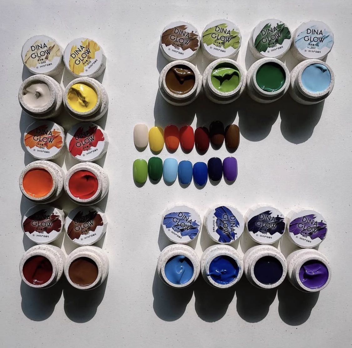 DinaGlow Kaleidoscope Series Painting Gel [342-355]
