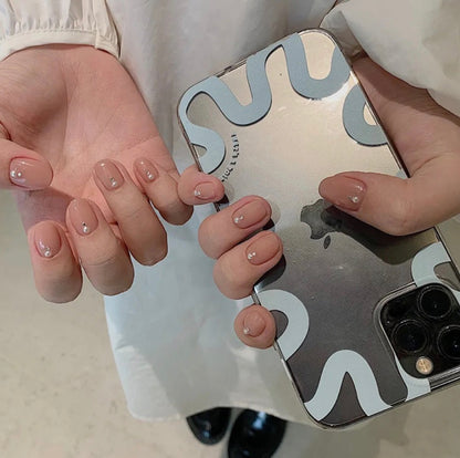 Perles à fond plat de tailles mixtes, grain 12, pour décoration d'ongles