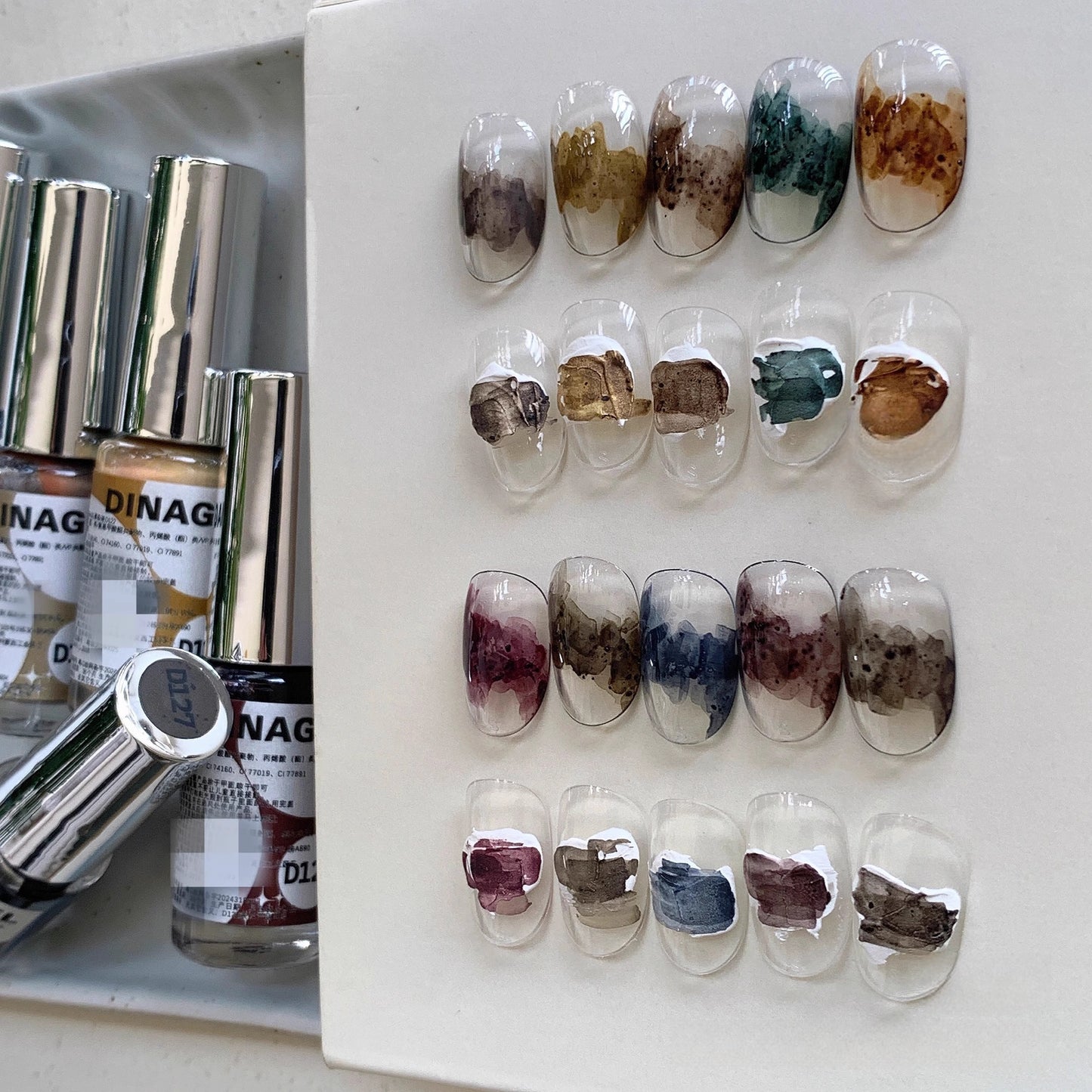 Dina Gel Mousse Blooming Ink Black Sand Impurity Series [121-130]