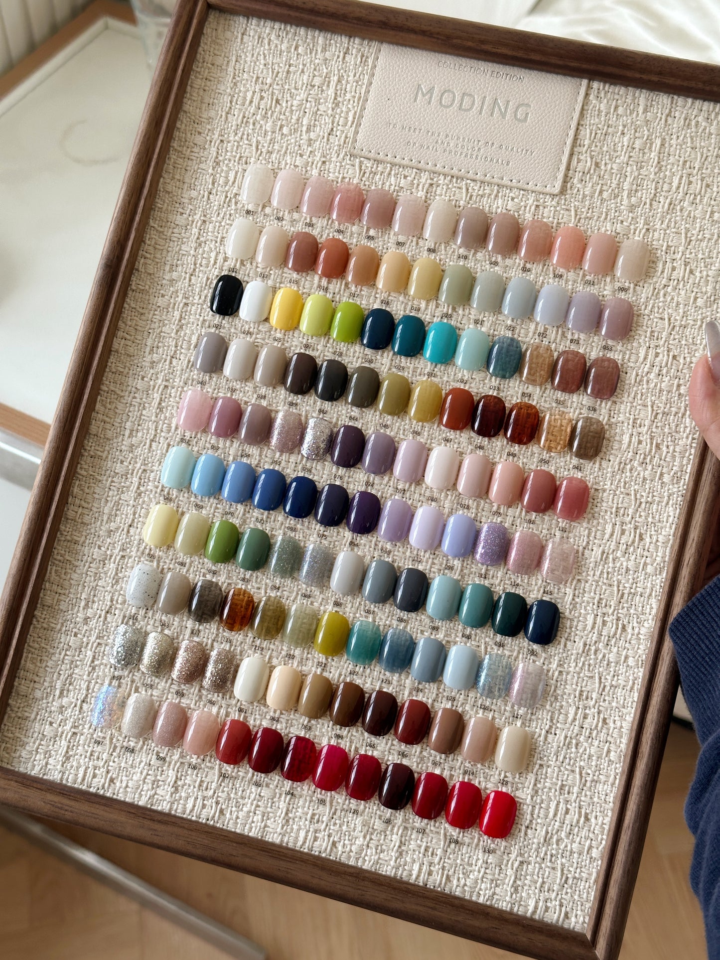 Moding "None" Series Color Gel 130 Colors Whole Set
