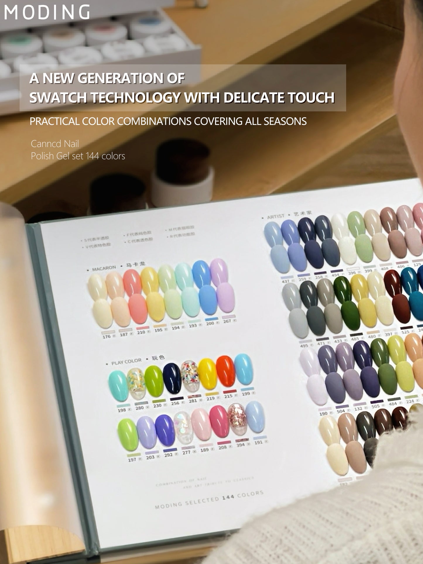 Moding 144 Series Color Gel Whole Set