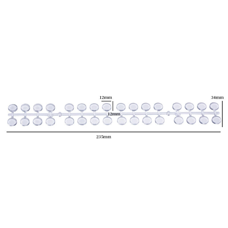 Transparent Dot Shape Color Display