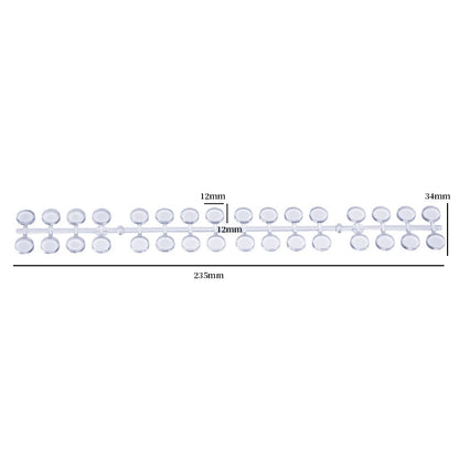 Transparent Dot Shape Color Display