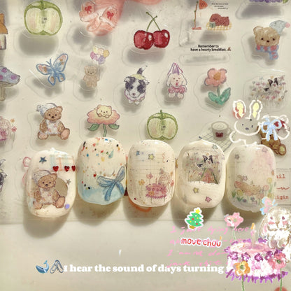 Nail Sticker-Spring Waltz