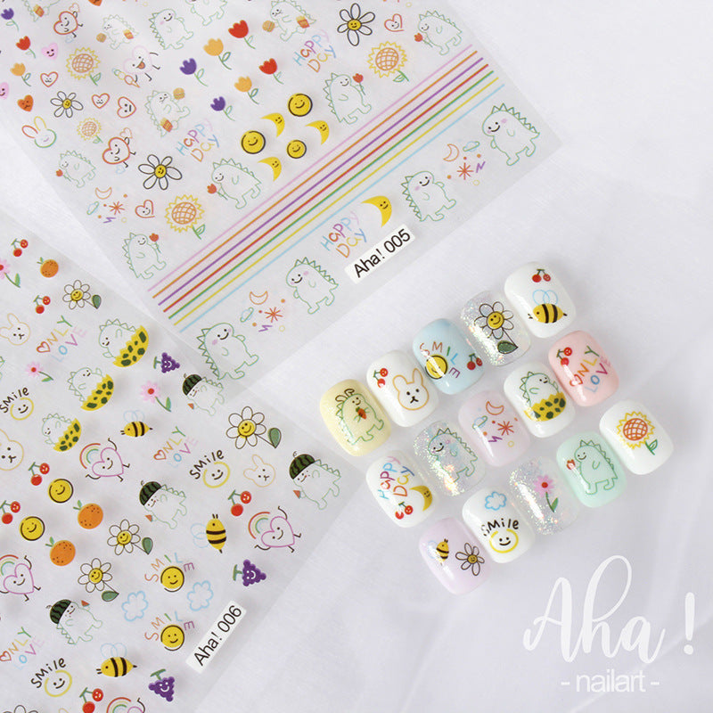 Aha Nail Sticker 005
