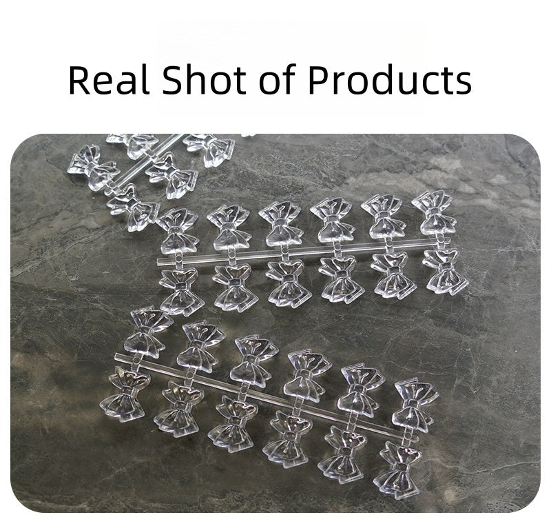 Transparent Bowtie Shape Color Display