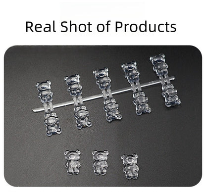 Transparent Bear Shape Color Display