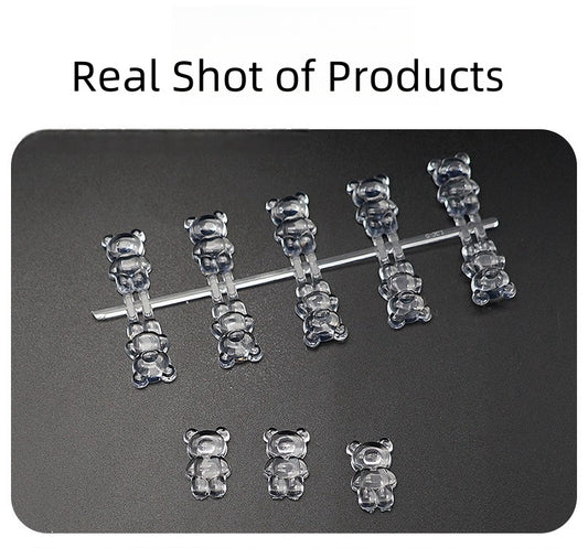 Transparent Bear Shape Color Display