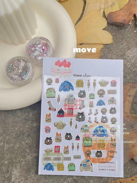 Nail Sticker-Korean-style sweater