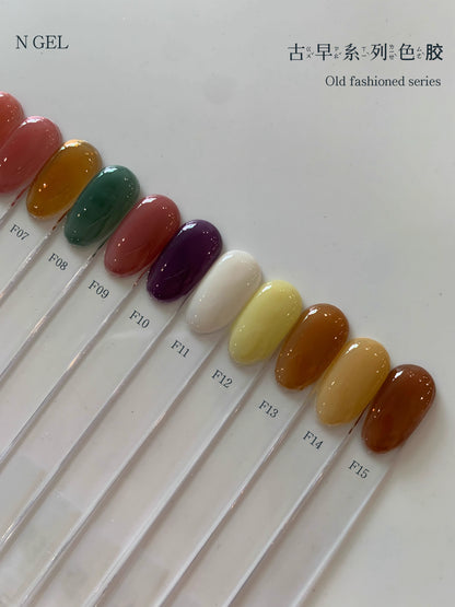 N GEL Autumn & Winter Vintage Sheer Gel Polish Collection F01-15