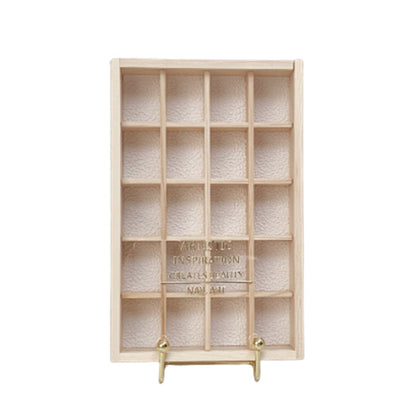 Wooden Nail Decoration Organizer Box