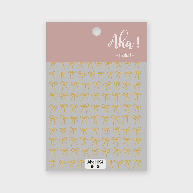 Autocollant pour ongles Aha 094-04 Doré