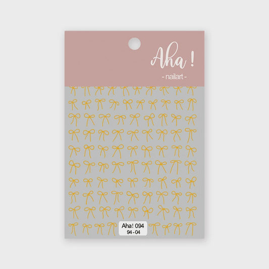 Autocollant pour ongles Aha 094-04 Doré