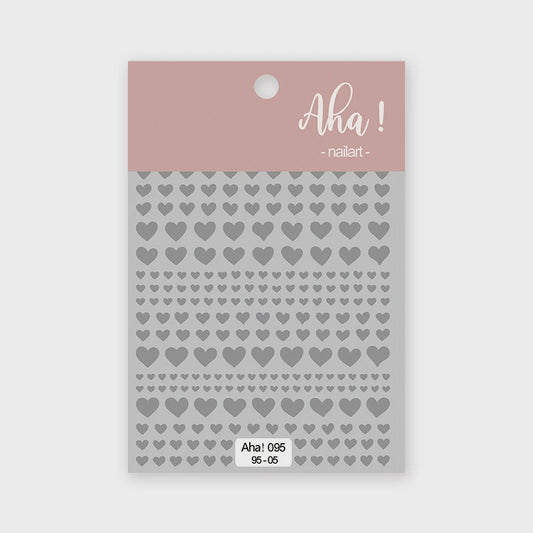 Autocollant pour ongles Aha 095-05 Argent