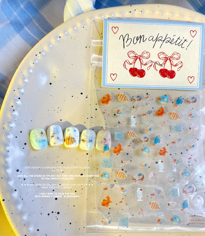 Nail Sticker-Fishing