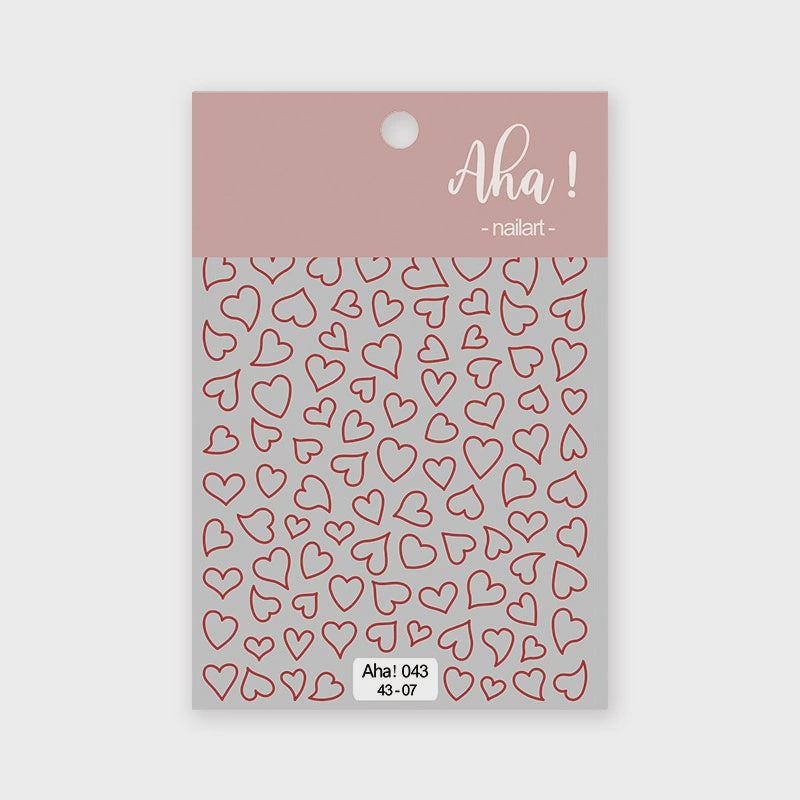 Autocollant pour ongles Aha 043-07