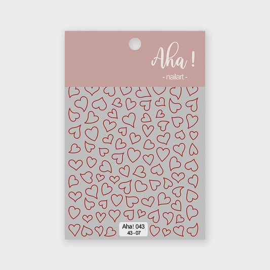 Autocollant pour ongles Aha 043-07