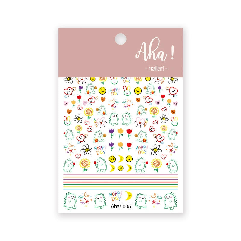 Aha Nail Sticker 005