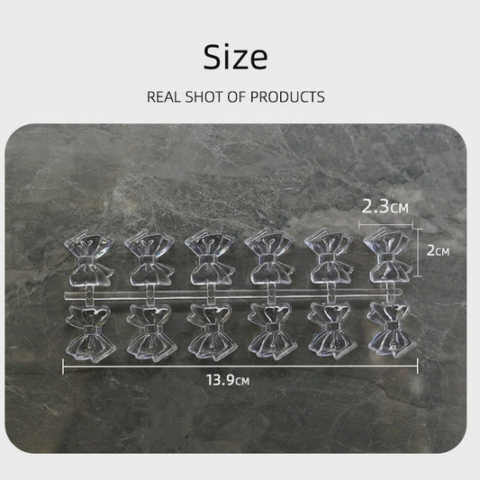 Transparent Bowtie Shape Color Display